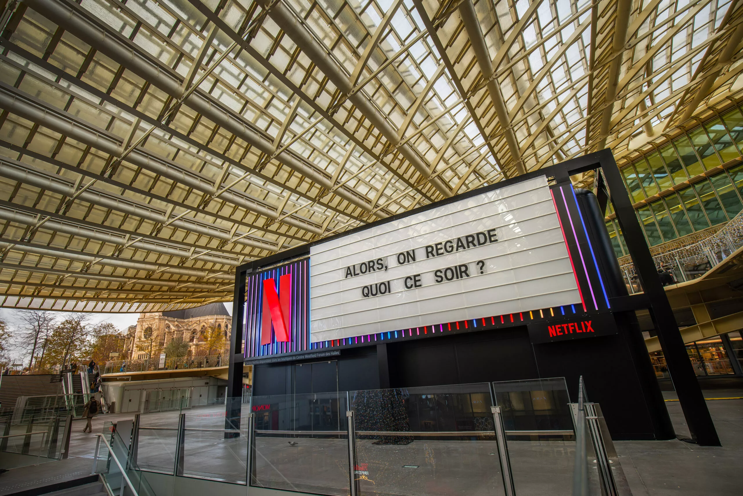 Le dispositif « Marquee » de Netflix au Forum des Halles avec Cityz Media récompensé par Stratégies