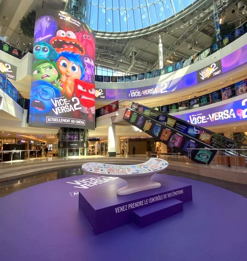 Disney, Zenith et Cityz Media invitent à prendre le contrôle des émotions du film au New Digital Dream de Westfield les 4 Temps